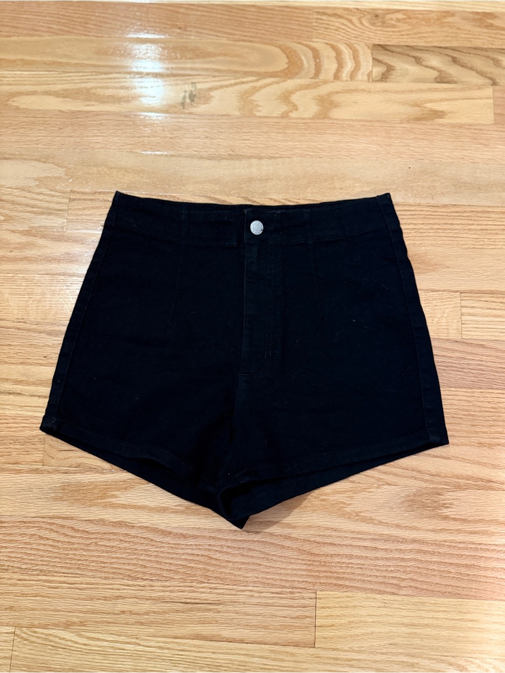 Highest Rise Black Shorts
